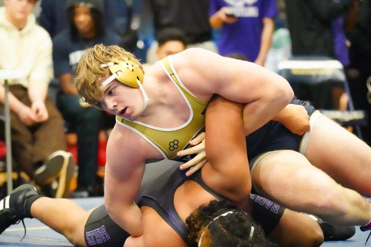 Keller senior Andrew Jurasek is the 2025 heavyweight wrestling champion of Texas.