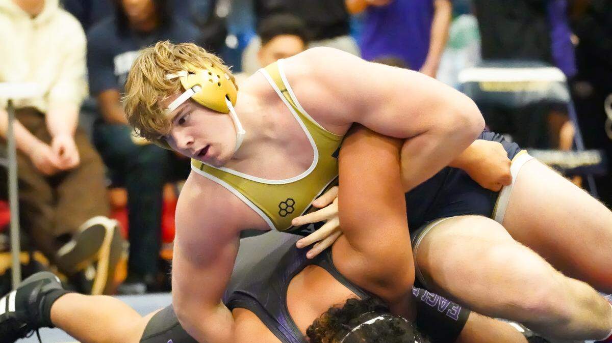 Keller senior Andrew Jurasek is the 2025 heavyweight wrestling champion of Texas.