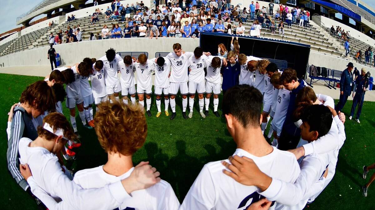 Flower Mound defeats Arlington Bowie during the 6A Region I semifinals at McKinney ISD Stadium, Friday April 12, 2019.