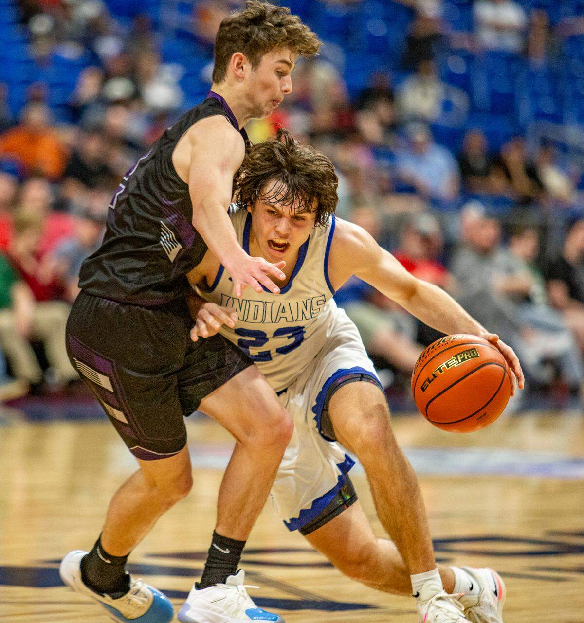 Lipan’s Garrett Smith finished the afternoon with 21 points. The Lipan guard kept the Indians in the game, scoring a basket with 44 seconds left in the game for the Indians to regain the lead.