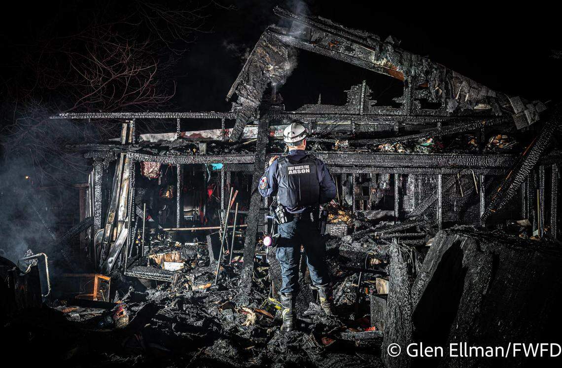 Arson investigators are looking into the cause of the Friday, March 13, blaze that destroyed a west Fort Worth outbuilding that housed horses.