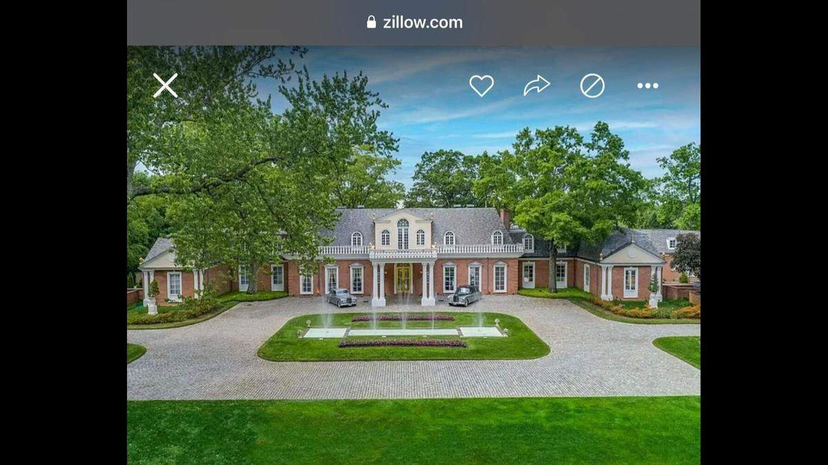 The exterior is not as dramatic as the interior.