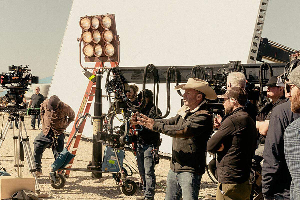 Creator Taylor Sheridan in season 1, episode 2 of “Landman” streaming on Paramount+.