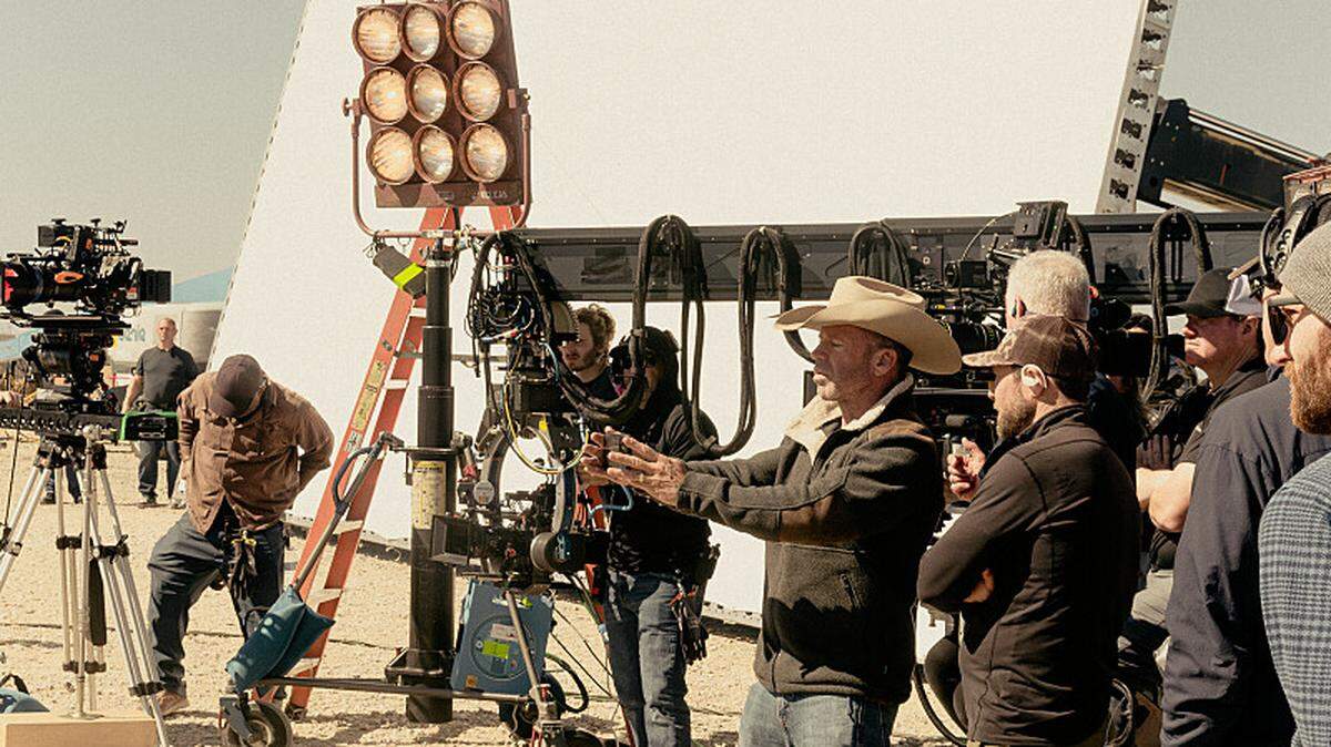 Creator Taylor Sheridan in season 1, episode 2 of “Landman” streaming on Paramount+.