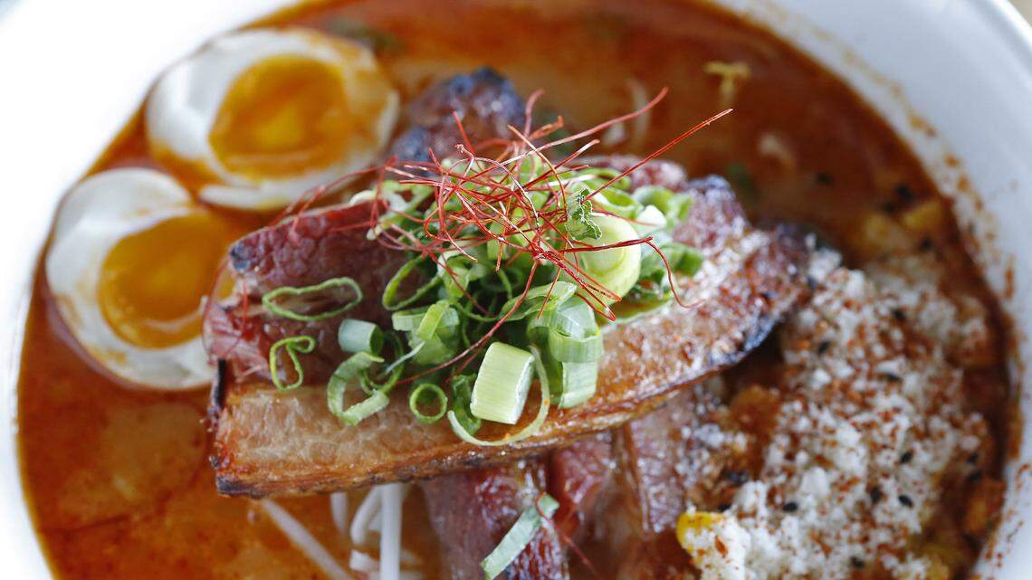 The Oni Reaper at Oni Ramen is a dish made with Carolina Reaper (reportedly the hottest pepper available).  At full strength, the Reaper also features spices made from scorpion, habanero, ghost and other peppers.