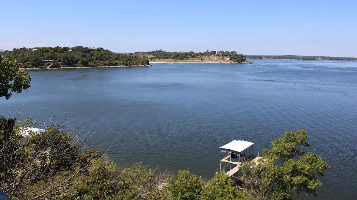 A view of Eagle Mountain Lake, one of four lakes that Tarrant Regional Water District uses to supply Fort Worth with water.