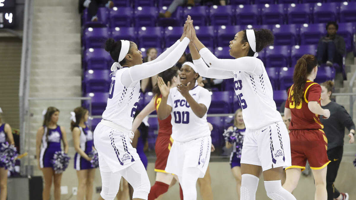 TCU vs Iowa State Women’s Basketball in Fort Worth, Texas on February 13, 2019. (Photo/Sharon Ellman)