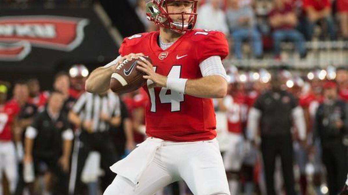 Mike White threw for more than 4,000 yards in each of the last two seasons at Western Kentucky.
