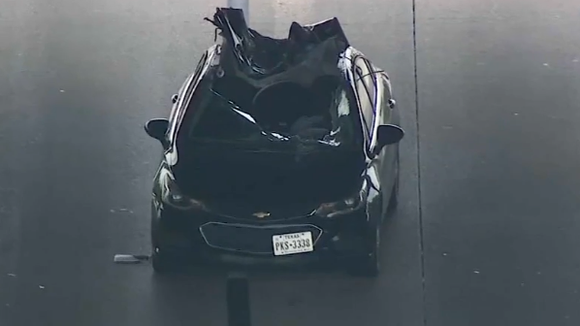 A tire flew off a semi and crashed into a man’s car, killing him, Texas cops say.