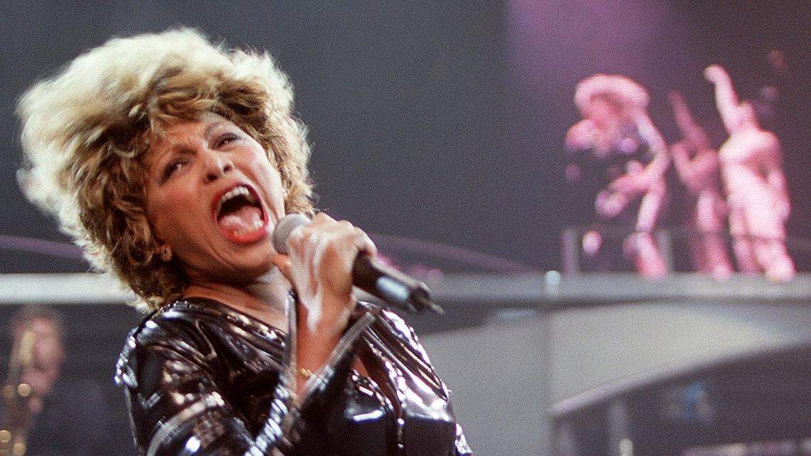 Tina Turner at Reunion Arena in Dallas on April 20, 2000.