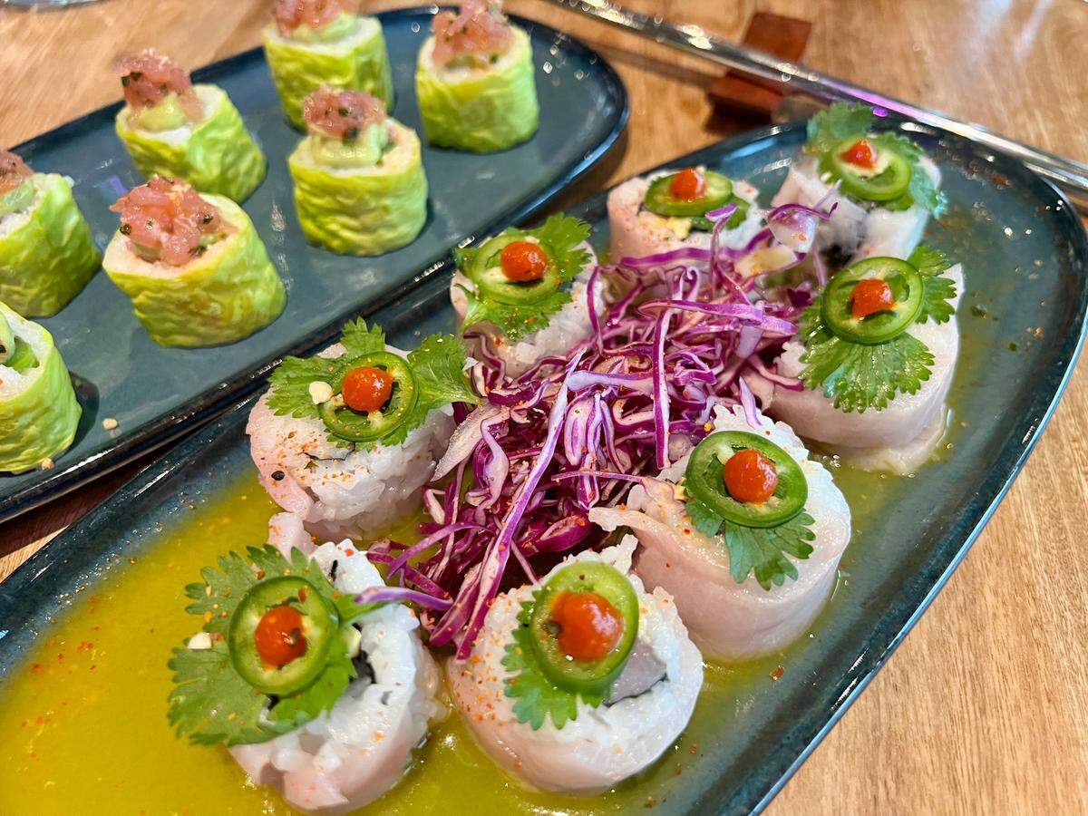 Quince’s menu includes a variety of sushi., as seen March 27, 2023.