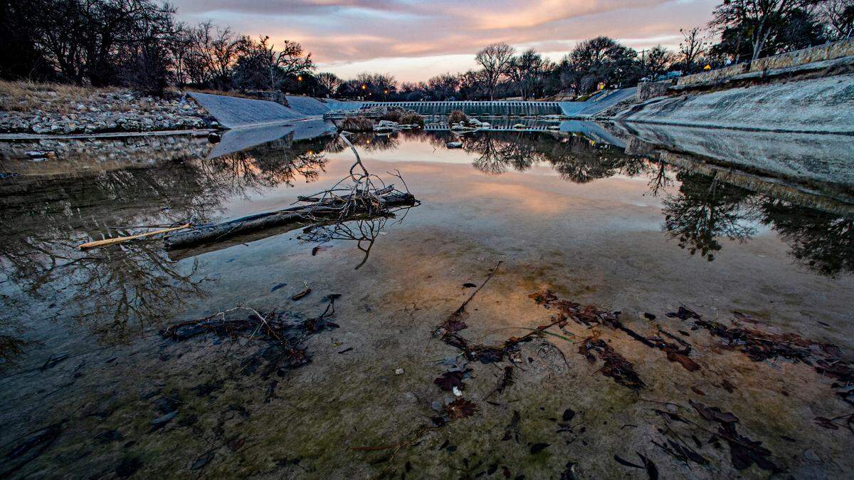 Black flies develop while attached to submerged rocks or logs in shallow moving waters of streams and rivers. Photo taken Jan. 1, 2023, at the Paluxy River in Glen Rose.