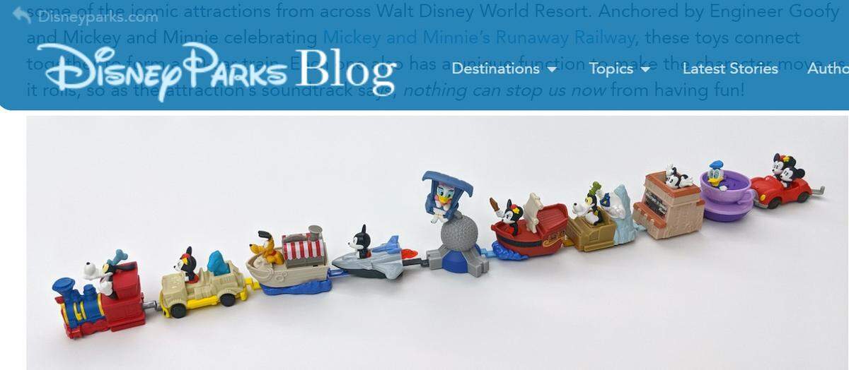 Mickey Mouse train.