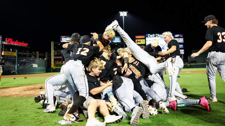 Aledo takes care of business to repeat as UIL baseball state champion — PHOTOS