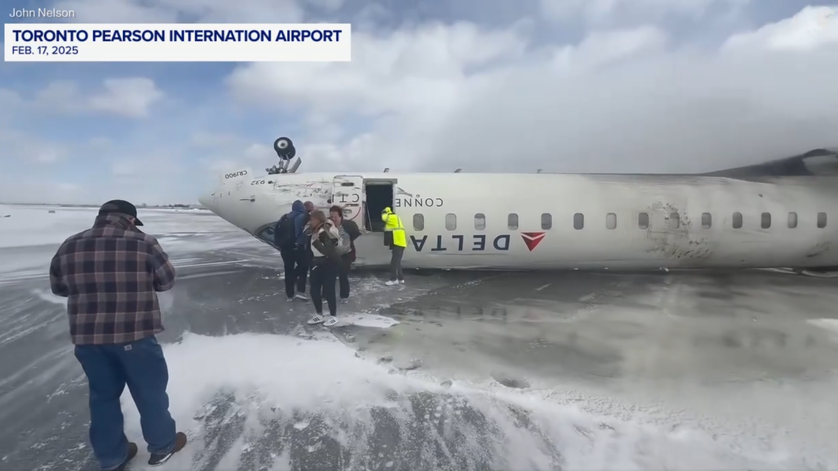 A Texas resident who survived the plane crash in Toronto on Feb. 17 has filed a federal lawsuit against Delta Air Lines.
