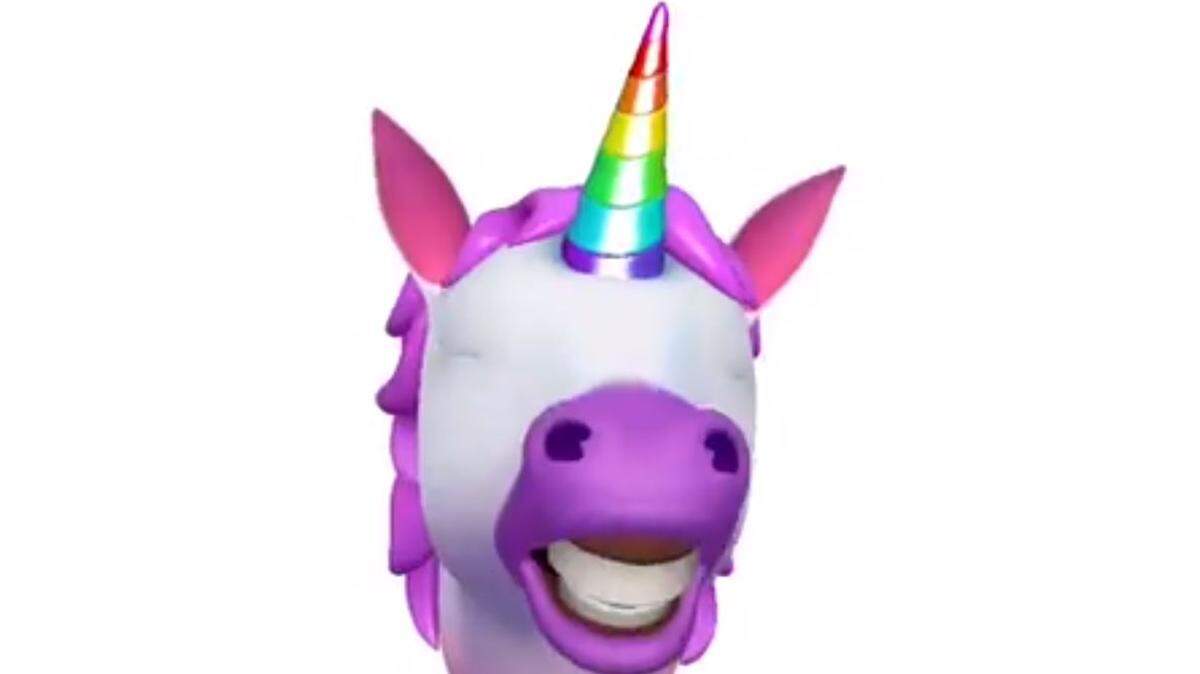 The unicorn 'animoji' mimics even your mid-message coughs. So watch out.