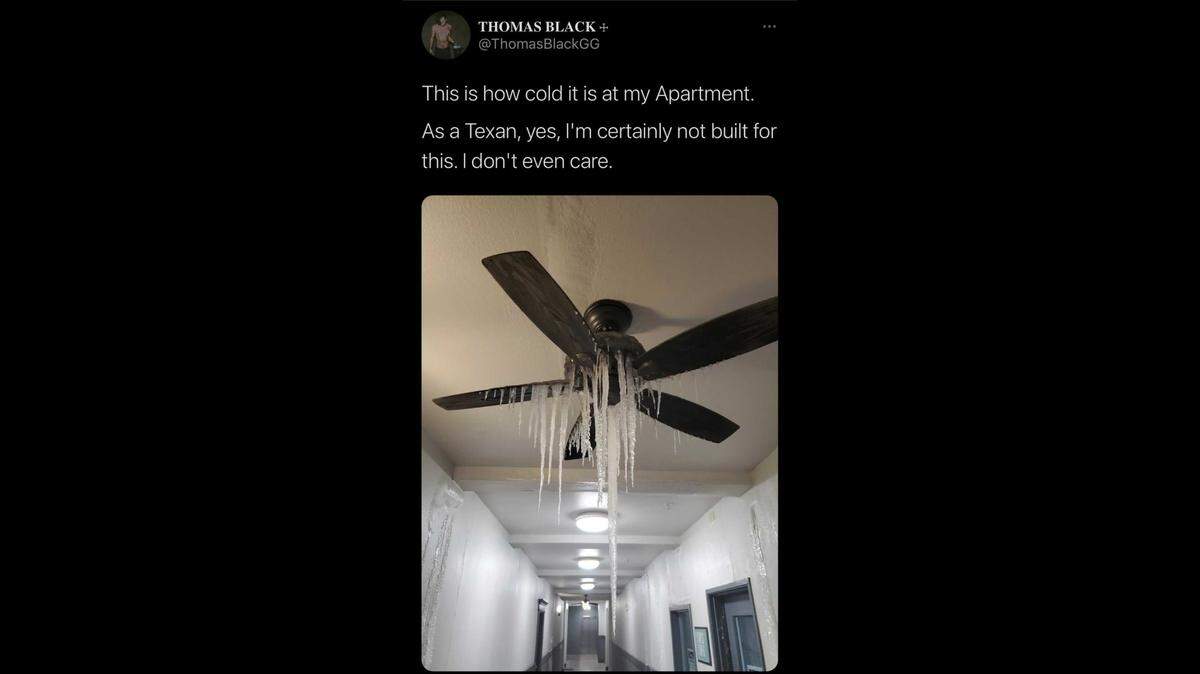 Those across the state of Texas are sharing their winter storm horror stories on Twitter.