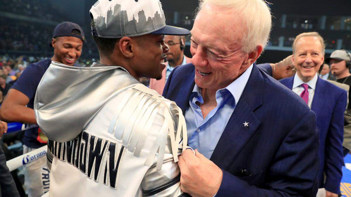 Cowboys owner Jerry Jones and IBF Welterweight champion Errol Spence Jr. won big knockouts Saturday night at the Ford Center.