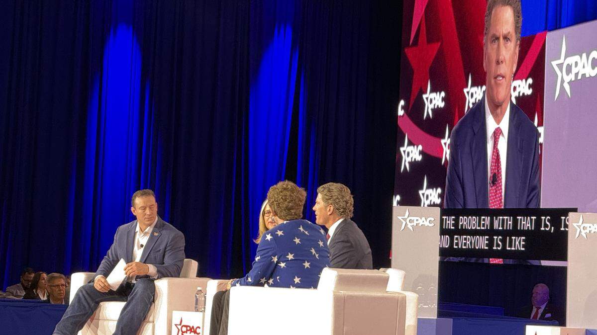 Bo French, a candidate for Texas railroad commissioner, joined a panel of speakers to discuss the threat of Islam in Texas.