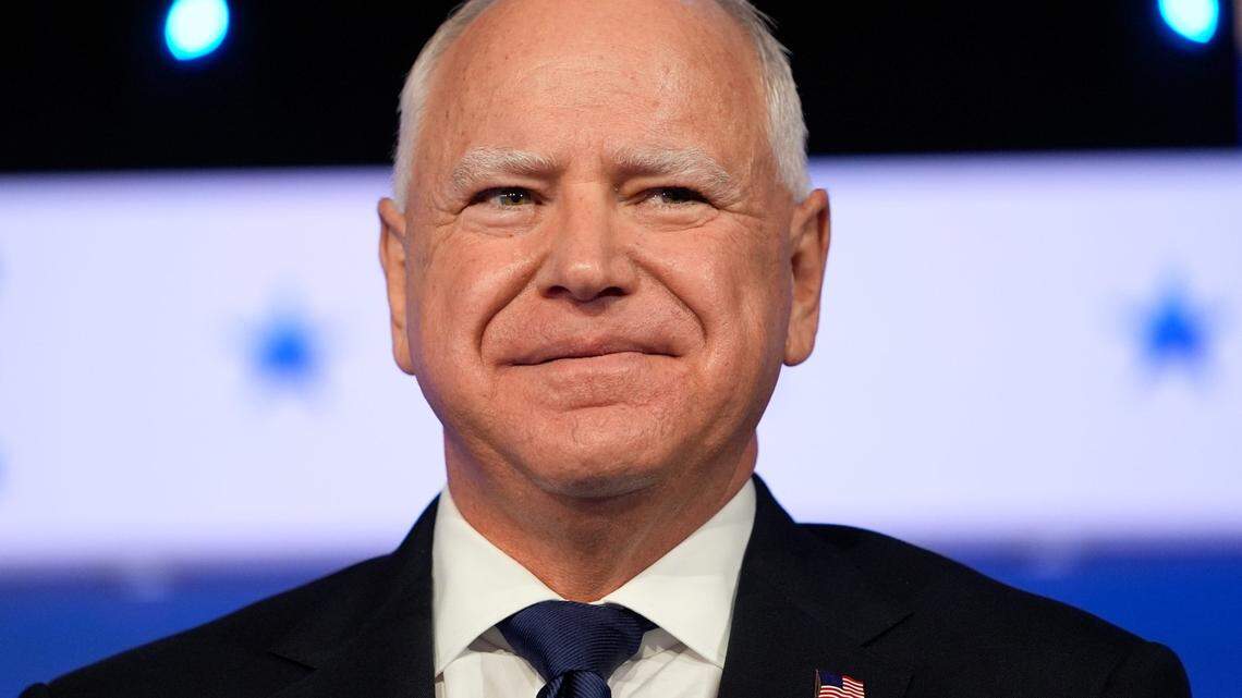Democrat Tim Walz square off during the CBS News vice presidential debate moderated by CBS Evening News anchor and managing editor Norah O’Donnell and Face the Nation moderator and chief foreign affairs correspondent Margaret Brennan.