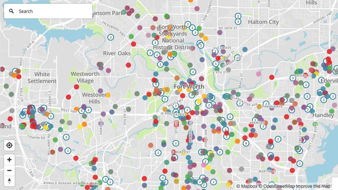 Data: Weekly Fort Worth Crime Map