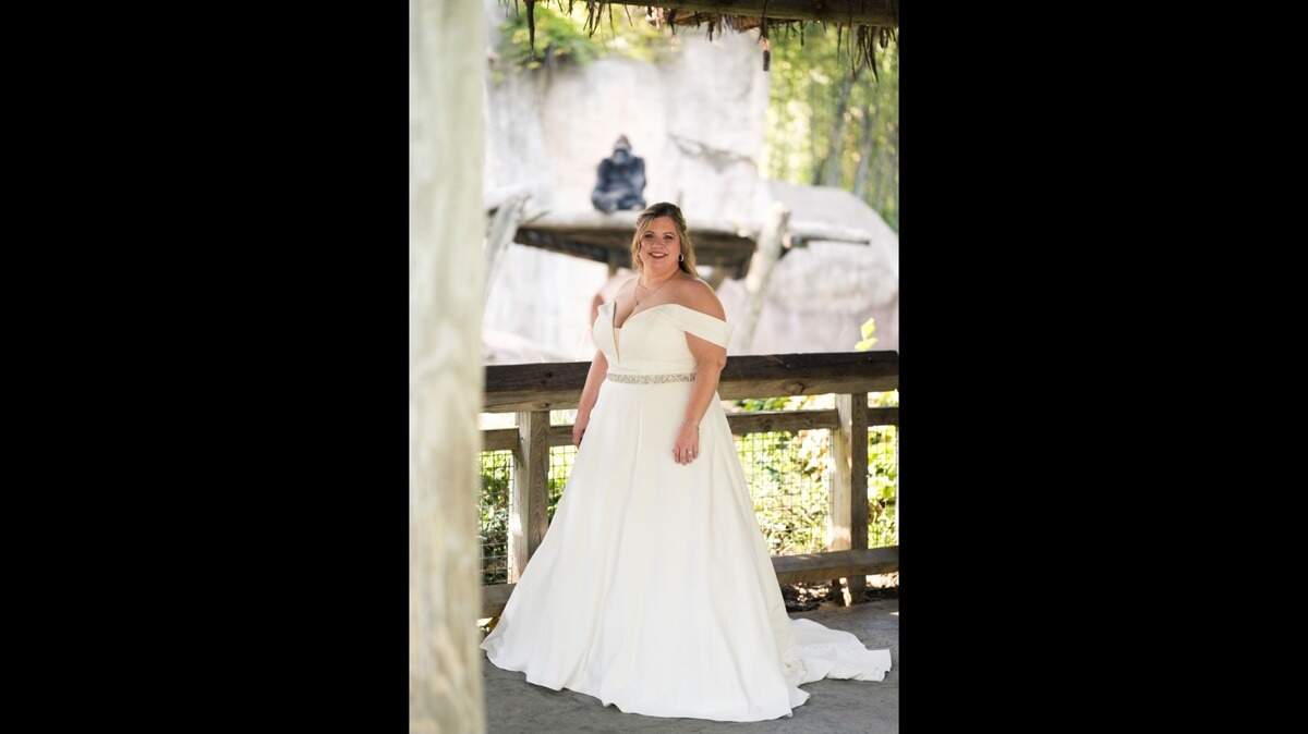 Angie Holmes’ passion for animals led her to the dream of zookeeping when she was 8. She even made the gorillas she cares for at the Fort Worth Zoo, where last year she was married, a part of her wedding day.