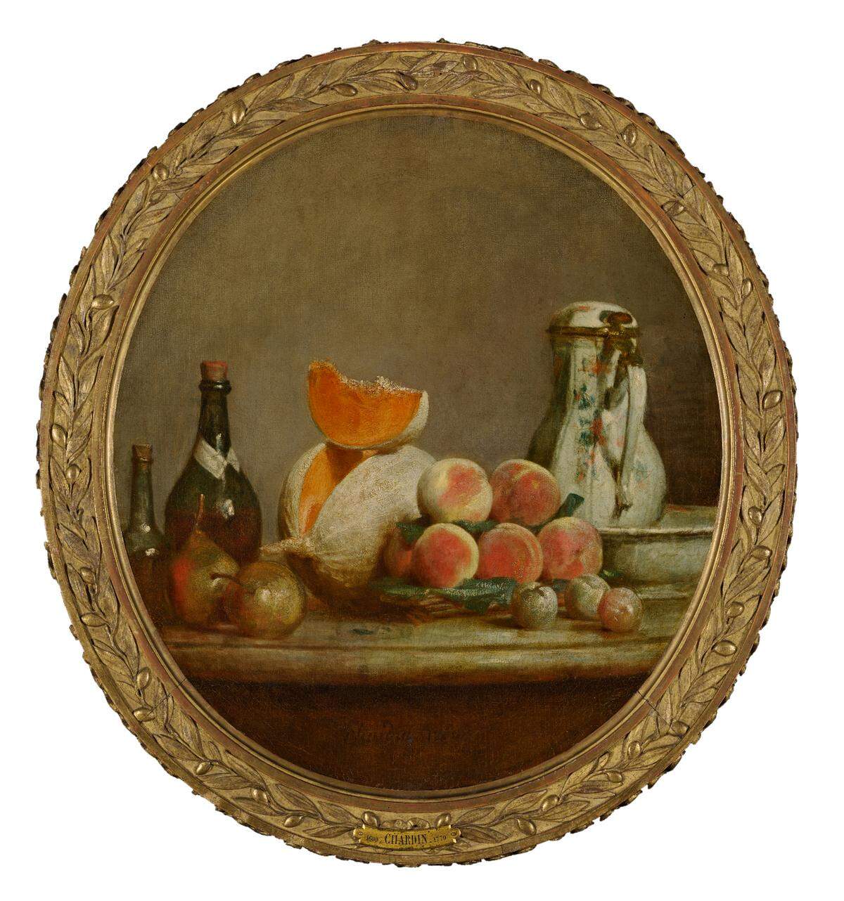 “The Cut Melon,” by Jean Siméon Chardin, was completed in 1760. The Kimbell Art Museum in Fort Worth announced May 21, 2025, that it has acquired the painting.