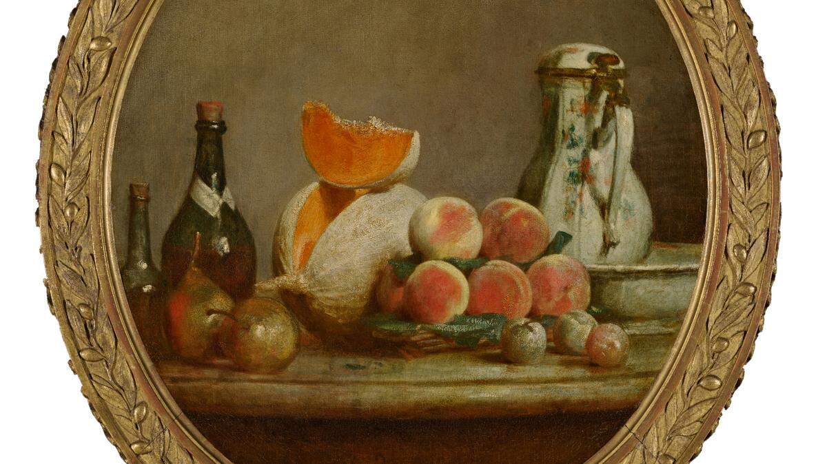 “The Cut Melon,” by Jean Siméon Chardin, was completed in 1760. The Kimbell Art Museum in Fort Worth announced May 21, 2025, that it has acquired the painting.