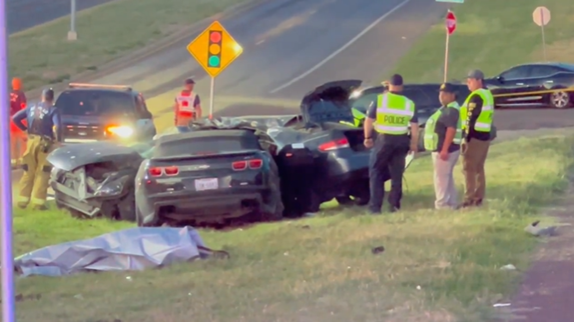 A pregnant woman, her unborn child and her 6-year-old son are dead after the driver of a speeding car crashed into them in Amarillo, Texas, officials say.