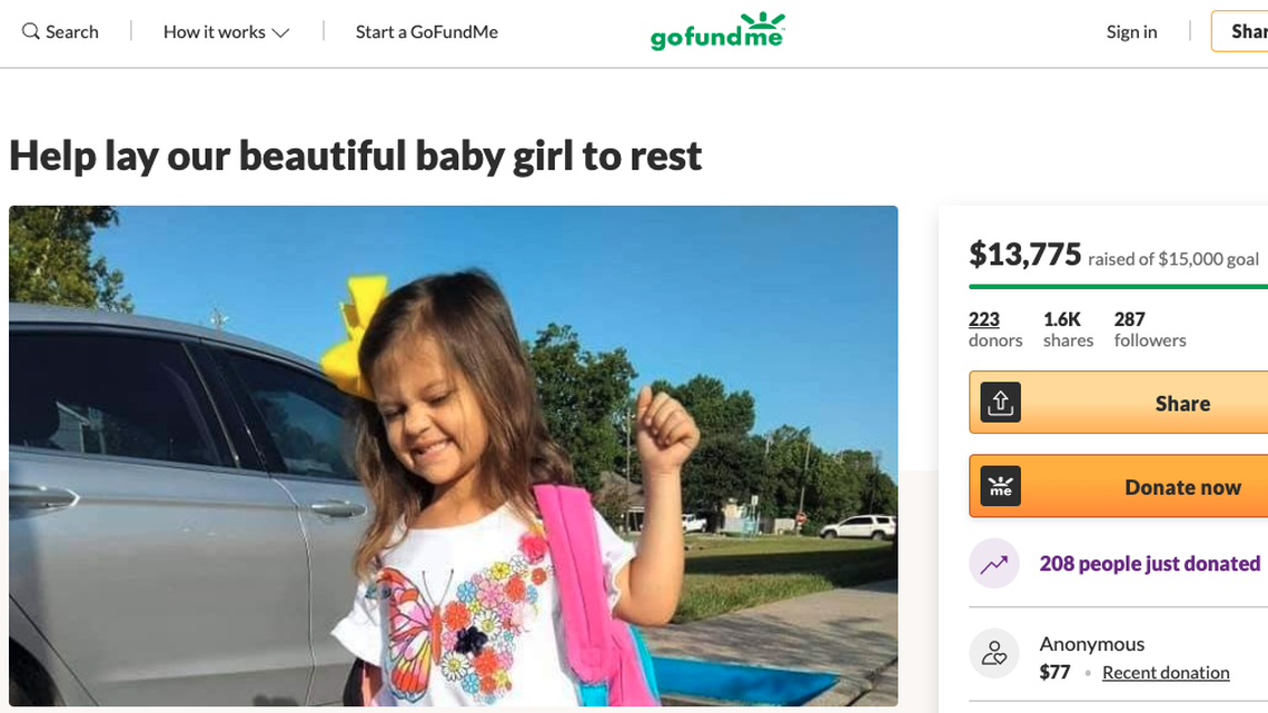 Kali Cook, a Galveston County 4-year-old, died of COVID-19 within a day of showing symptoms, her mother said.