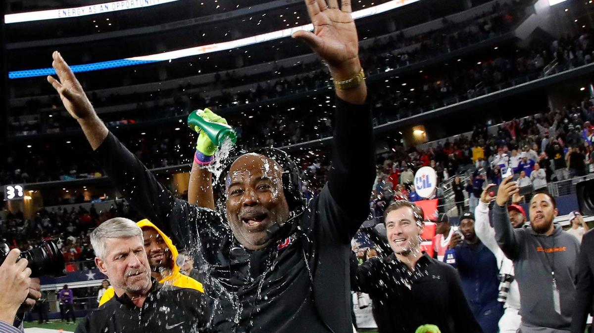 Duncanville head coach Reginald Samples is one of four Black coaches who will lead their respective teams into the battle for UIL Class 6A state titles in Division I and Division II on Saturday.