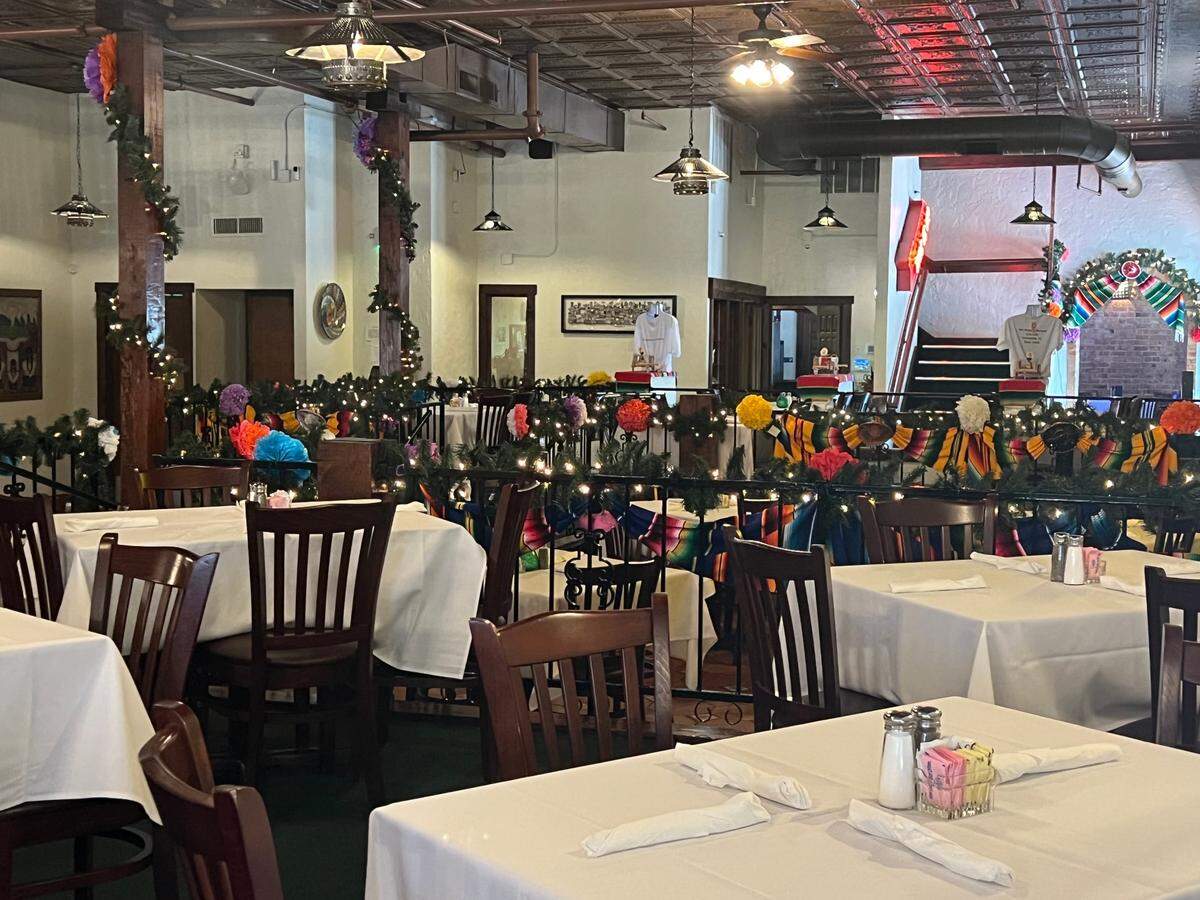 The dining room at The Original on North Main Street.