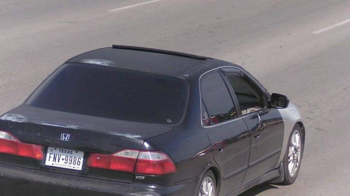 Haltom City police are looking for this car, which they say was involved in a Sept. 15 road rage shooting that killed a 16-year-old boy. Detectives are asking for the public’s help to identify suspects in the case.