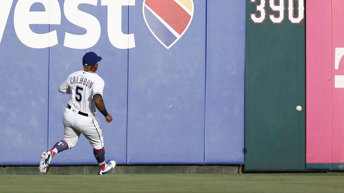 Willie Calhoun showed improvement defensively from spring training until his 2018 Rangers debut after the All-Star break. He has shown more improvement all around this off-season.