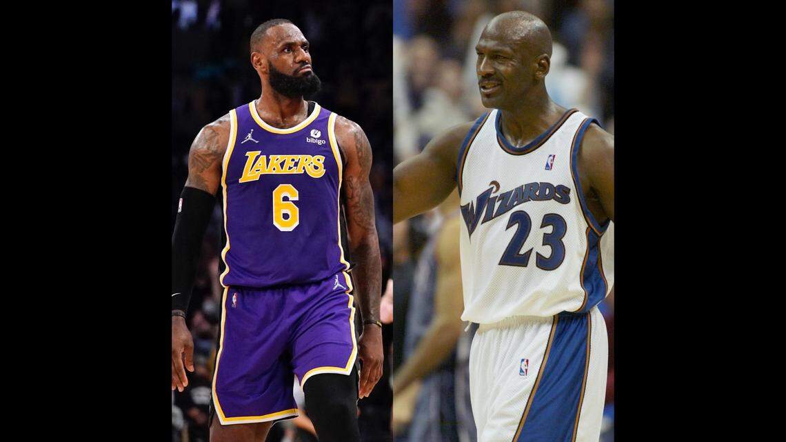 Now 37 and battling nagging injuries on a bad team, LeBron James’ time with the L.A. Lakers is starting to look like Michael Jordan’s final two years in the NBA, when he played with the Washington Wizards.