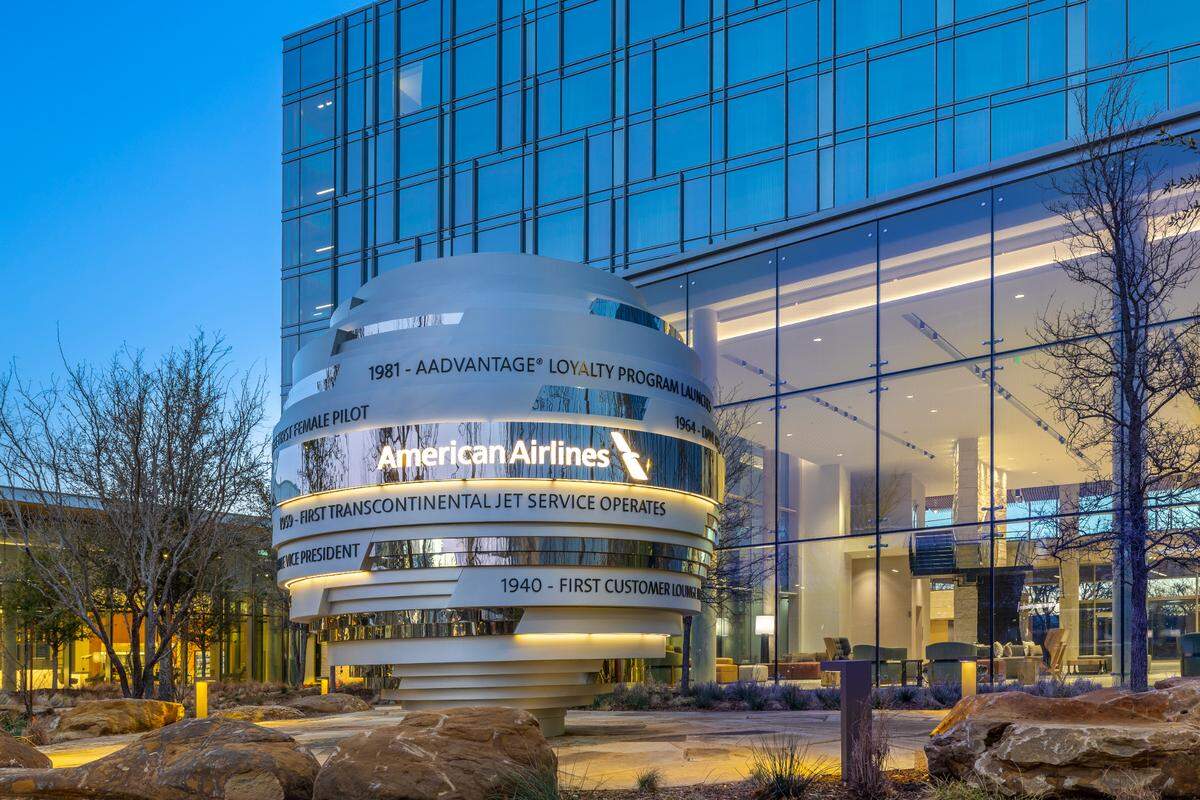 American Airlines $250 million hospitality complex opened in January 2023.
