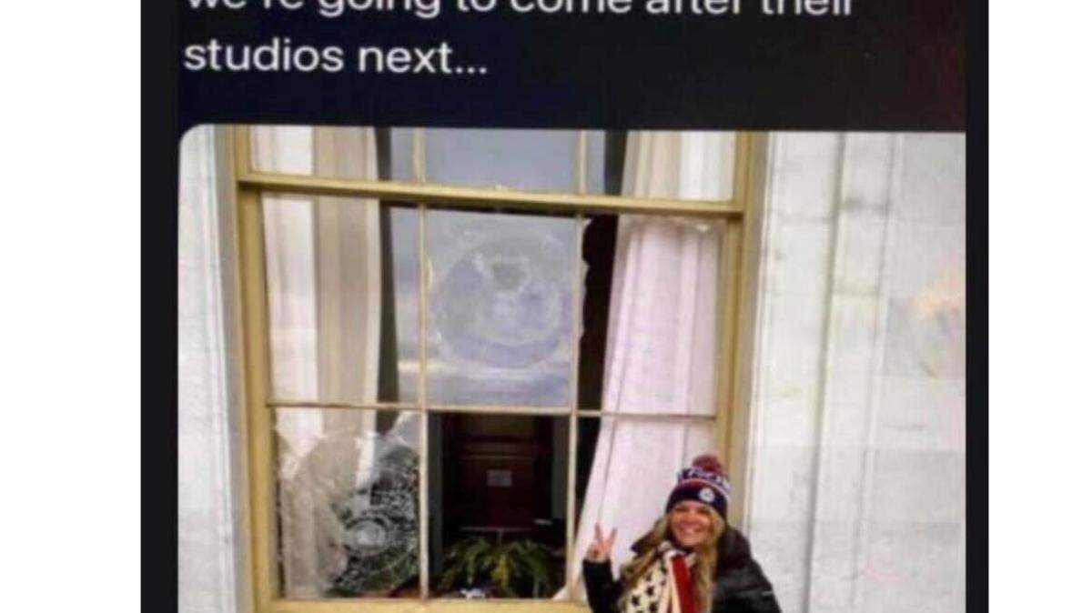 Jenna Ryan posted photos of the Jan. 6 riots on her Twitter account, the government says in court documents.