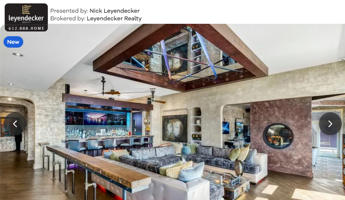 Living room, bar area