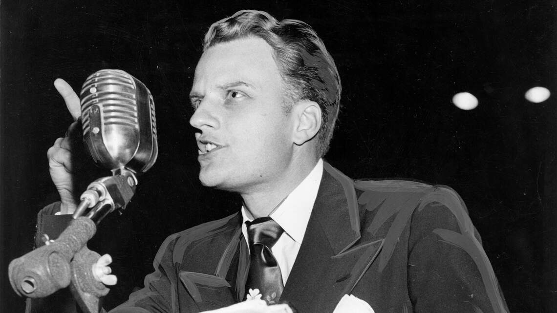 2002: When the timeless Billy Graham offered Texas another ride