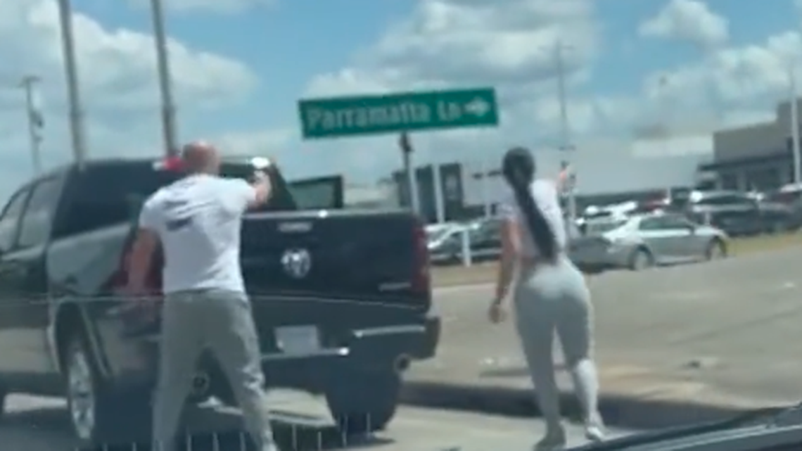 Two people were arrested following a road-rage shooting on Tuesday, July 26, in Harris County, Texas, according to the sheriff.
