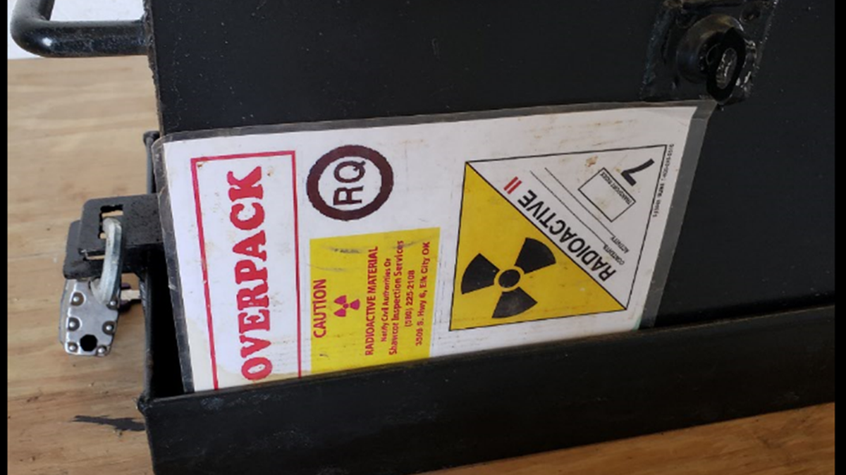 Texas is helping the company Shawcor try to locate a radiographic camera lost during flooding near Fredericksburg. The device is sealed inside multiple boxes and is labeled radioactive but the camera is not dangerous.