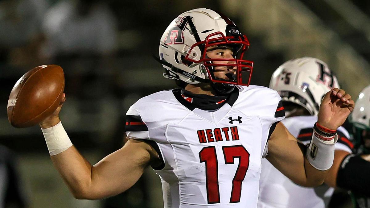 Rockwall-Heath quarterback Josh Hoover committed to TCU earlier this week.