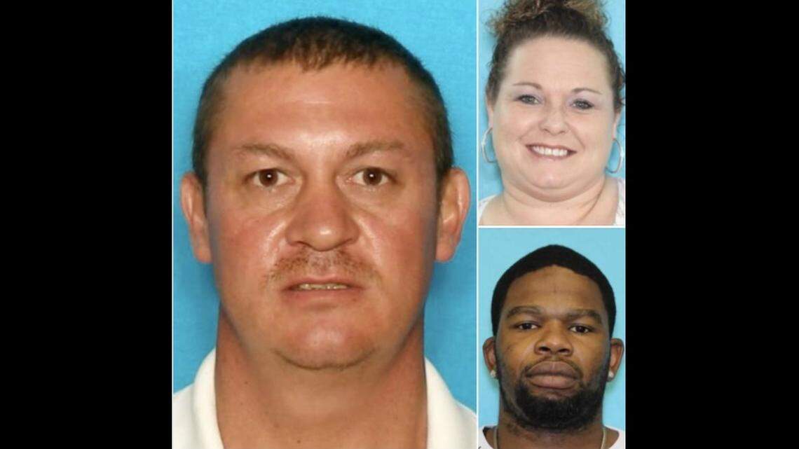 Robbie Head (left,) Tiffany Ann Williams and David Dewayne Walker were found dead in Hood County after they were shot and robbed at their Parker County home, according to investigators