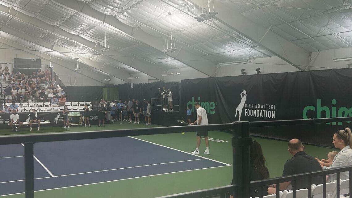 Dirk Nowitzki talks Cooper Flagg, Mavs and North Texas at annual Tennis Classic