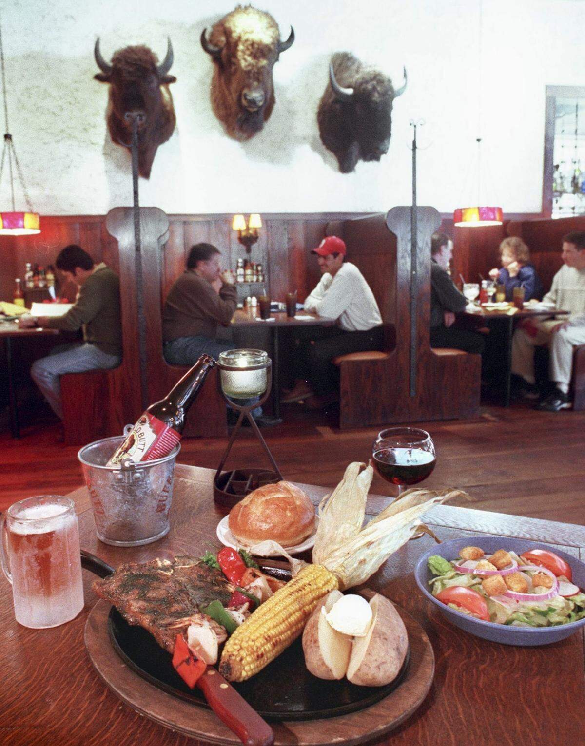 The Hunter Brothers H3 Ranch Steakhouse not long after opening.