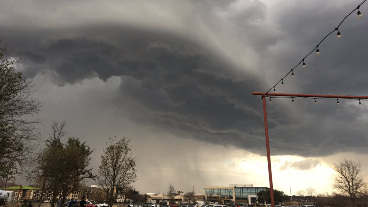 There's a strong severe weather threat Saturday for much of North Texas, the National Weather Service says.