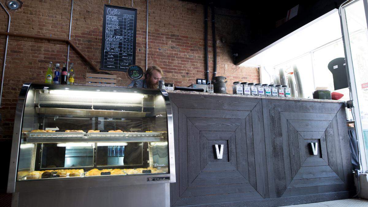 Vaquero Coffee Co. opened on the north side of downtown in the Joe Daiches Jewelers building.