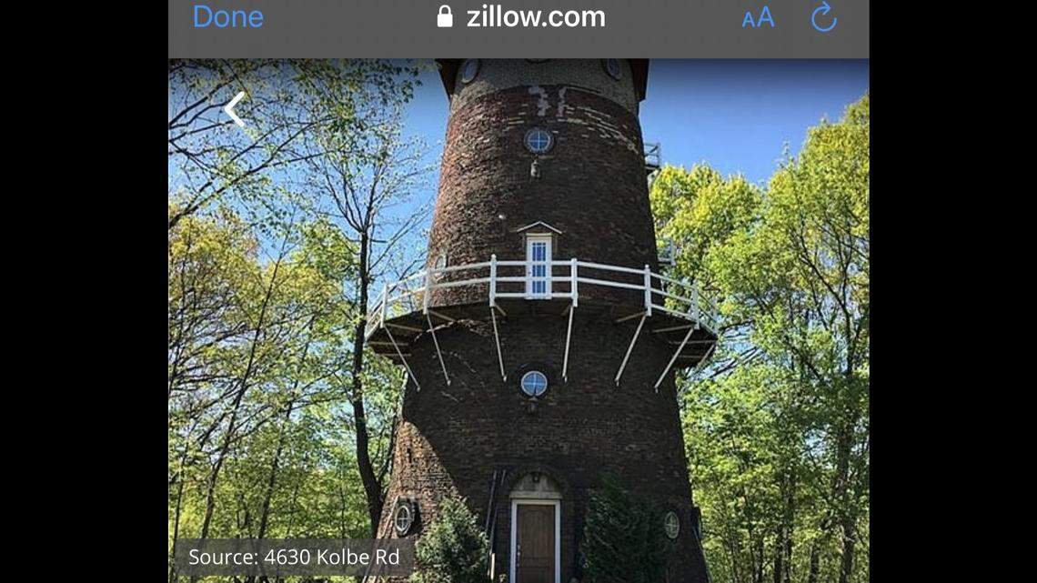This windmill-like residence has hit the Ohio market for $279,700.
