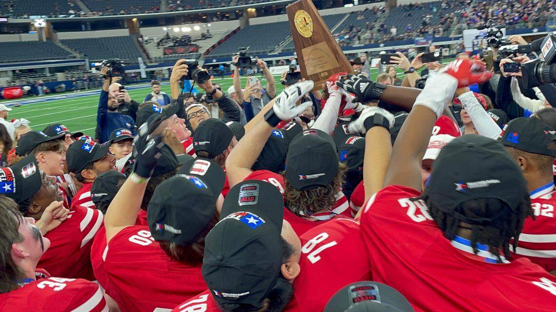 Carthage defeated Wimberley in the 4A D2 title game for the program’s ninth state championship on Friday Dec. 16, 2022 at AT&T Stadium.
