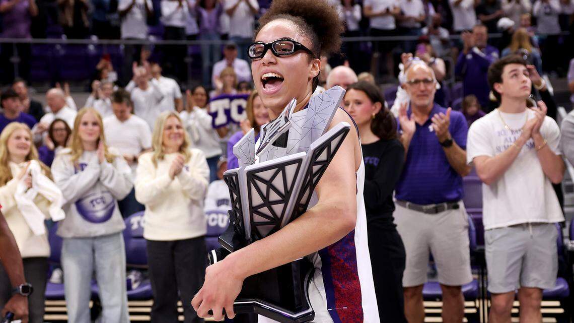 Which TCU women’s basketball players earned All-Big 12 honors?